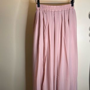 Flowy Midi Circle Skirt